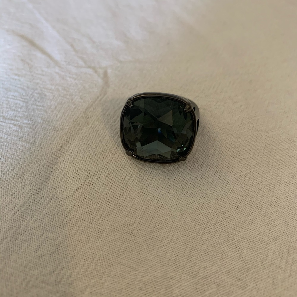 Premier Smoky gray gemstone ring